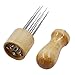Quwei Felting Needle with Eight Needles Tool Craft Wool Felt Stitch Punch Tool with Solid Wood Handle Felting Eight Needles Tool