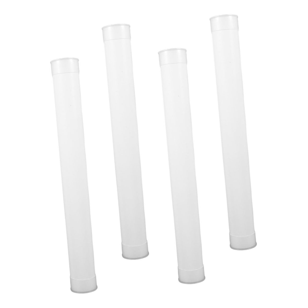 Ciieeo Pcs Telescoping Poster Tubes Plastic Round Storage Caps Mailing Tubes Heavy Duty Extendable Lightweight Cm Xcm