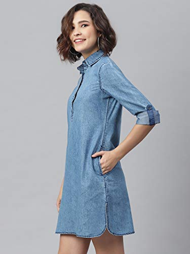 StyleStone blue denim dress – image 4