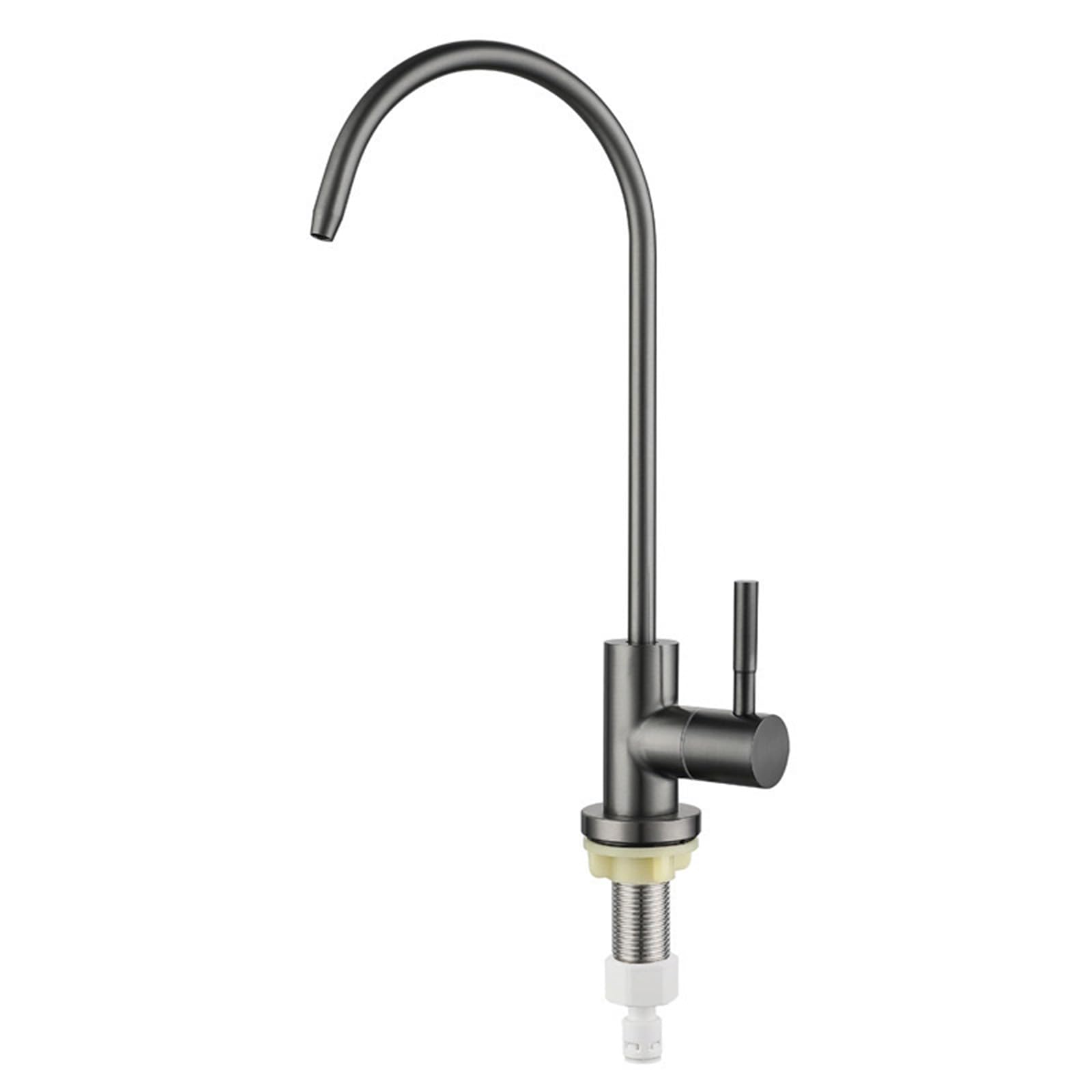 Ywjfsa Grey Filter Tap Kitchen Unit Drinking Water Faucet Tap Kitchen Sink Faucets Stainless Steel 1/4,