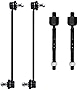 SCITOO 4pcs Suspension kit Front Sway Bar End Link - From March 2002 Inner Tie Rod End 2003-2008 For Mini Cooper