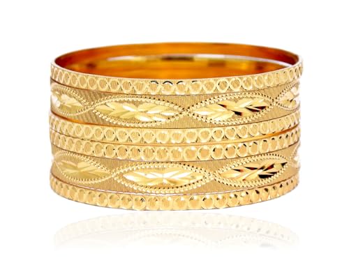JD'Z COLLECTION Indian Gold Plated Bangles Jewelry For Women & Girls Gold Plated Jewelry For Women