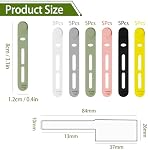 30 PCS Silicone Colour Cable Ties, Reusable Cable Straps, Cord Organizers Electronic Accessories for Storing Charging Line Earphones Audio Cables