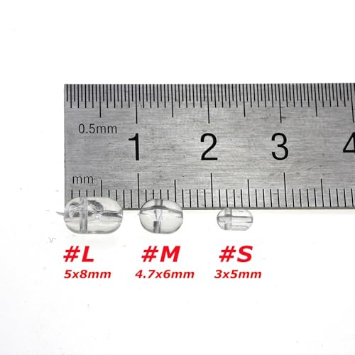 Set 300 piezas cuentas triple agujero para pesca miniatura 2