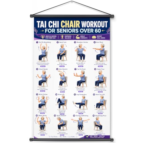 Purple tai chi walking chart with foot placement diagrams — proves the upgrade pick is built for reading distance