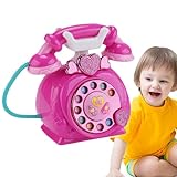 Longevità garantita: con il suo robusto materiale ABS, il telefono Pretend Play è costruito per durare. I suoi circuiti impermeabili e sigillati forniscono una protezione avanzata mentre i bordi arrotondati garantiscono un'esperienza sicura senza . Il vano batteria è fissato nella parte inferiore per una maggiore sicurezza