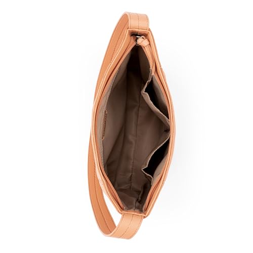 Image of The Sak De Young Leather Hobo Bag - Shoulder Purse with Zipper Pocket