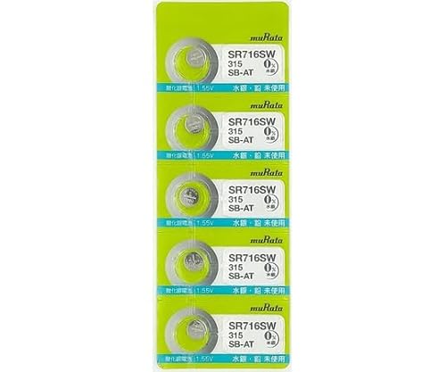 ���c���쏊 ������_����d�r 7.9×1.65mm 1�V�[�g 5�� SR716SW