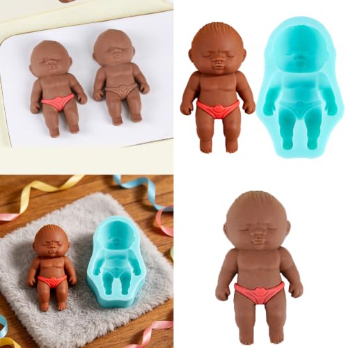 Molde de silicona de bebé para chocolate, jabón y resina 3