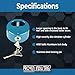 Proven Industries Model 400XL Puck-Lock Set, Made in The USA, Pack of 2, (Blue)