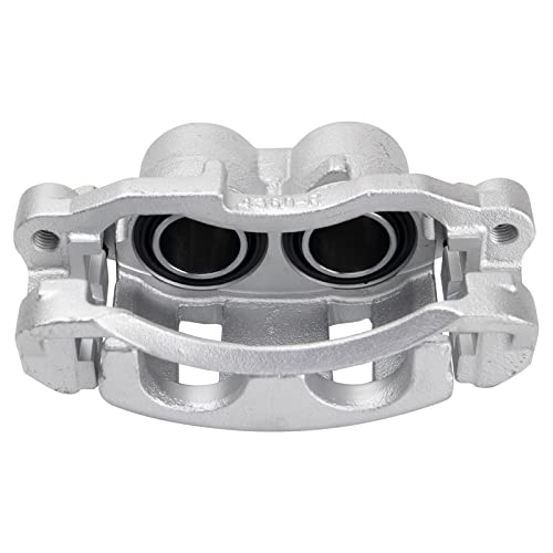 Image of TRQ Front Driver and Passenger Side Brake Caliper Set Caliper Brackets Hardware Compatible with 98-05 Chevrolet Blazer 98-03 Chevrolet S10 4WD 04 S10 98-01 GMC Jimmy 98-03 GMC Sonoma 4WD