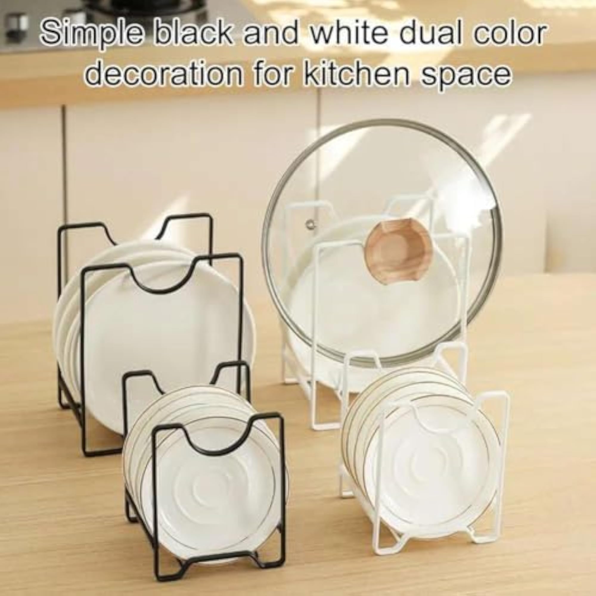 Kitchen Pan Organizer & Drain Rack: Easy Assembly