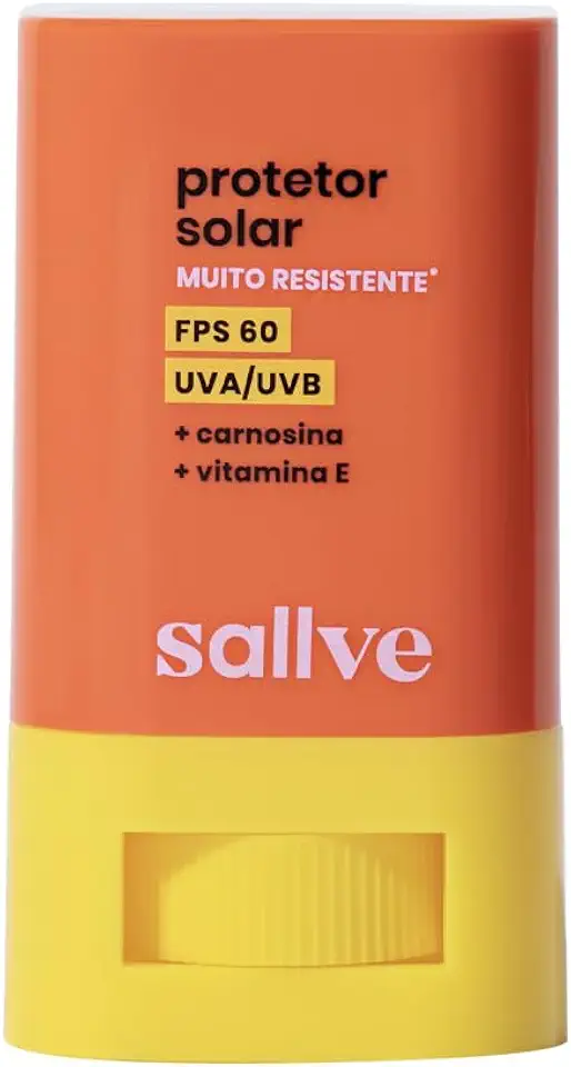 Sallve Protetor Solar em Bastão FPS60 15g