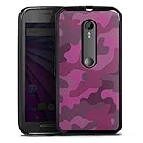PASSGENAUES DESIGN - Das Smartphone Case ist kompatibel mit dem Moto G3 & ist auf das Design zugeschnitten. Kanten- und Eckenschutz beim Herunterfallen des Handys kann somit gewährleistet werden.