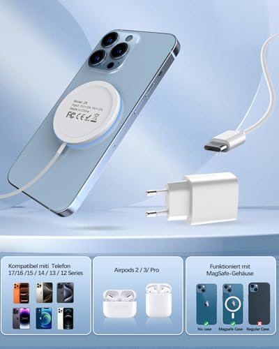 MagSafe Ladegerät für iPhone mit 20W Schnellladung
