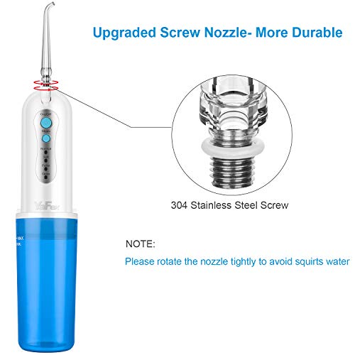 4 Pack Water Jet Tips Replacement for YaFex Travle Water Flosser AR-W-06D Mode