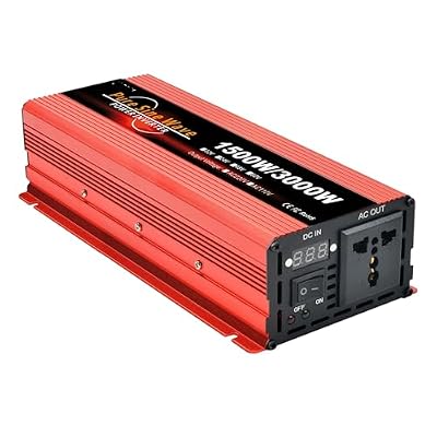 WBNGTRUIP Pure Sine Wave Inverter 12V to 220V 1600W 2200W 3000W DC to AC Voltage Converter 12 220 Mini-car Power Supply(3000w)