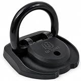 urban UR56 Anclaje Suelo Moto Alta Seguridad Testado, Anilla Más Gruesa ø16 Abatible Acero Endurecido, 4 Pernos Expansion, Antirrobo Fijación Pared Cadena Garaje Parking Motocicleta Scooter Bicicleta