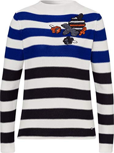 Preisvergleich Produktbild BRAX Damen Style Lee Baumwollpullover Ringel Pullover, Olympic Blue, 42