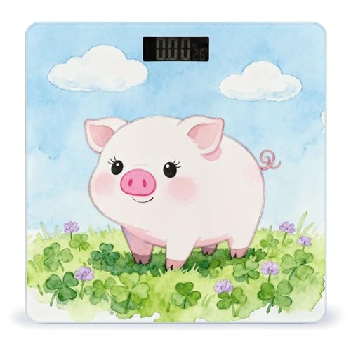 Báscula digital de baño para peso corporal Clover Piglet
