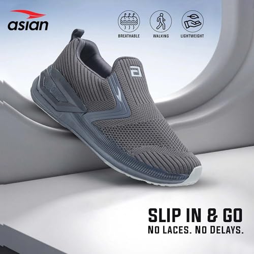 Image of ASIAN Wonderwalk Pro-13 Men's Walking Shoes | Lightweight, Breathable Sneakers with Arch Support, Cushioned Comfort & Durable Grip for Daily Walks