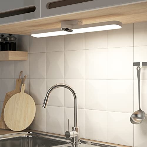 SOAIY Réglette Led Cuisine Orientable 40cm avec Détecteur de Mouvement