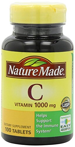 Nature Made Vitamin C 1000 mg Tablets, 100 Count to Help Support the Immune System†(Pack of 3)