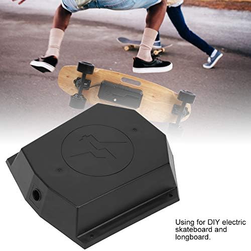 Miniatura 7 de VGEBY Longboard Caja de plástico con batería de cuatro ruedas para monopatín eléctrico separado, caja de baterías de plástico con puerto de carga