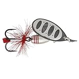 Savage Gear Rotex Spinner, Hechtköder, Angelköder, Kunstköder, Barschköder, Zanderköder, Köder für Hecht, Zander, Barsch, Forellenköder, Barschspinner, Forellenspinner, Farbe:Dirty Silver, Größe:8g / Gr. 3