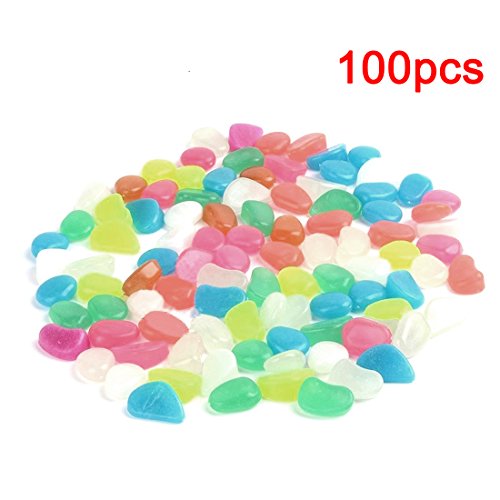 Confezione da 100 pietre luminose, colorate
