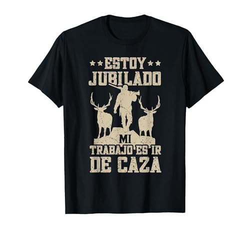 Divertido Cazar Cazador Mi Trabajo Es IR De Caza Camiseta, Hombre, Negro, XL