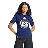 adidas Women's Olp T-Shirt Women, USA/Team Navy Blue, Large