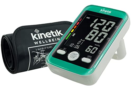 Kinetik Wellbeing Monitor avanzado de presión arterial - Utilizado por el NHS - Brazalete universal cómodo (22-42cm) - en asociación con la ambulancia de San Juan Cover