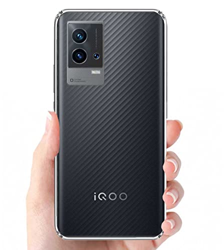 Image of Transparent Soft Silicone TPU Flexible Back Cover Compatible with iQOO 9