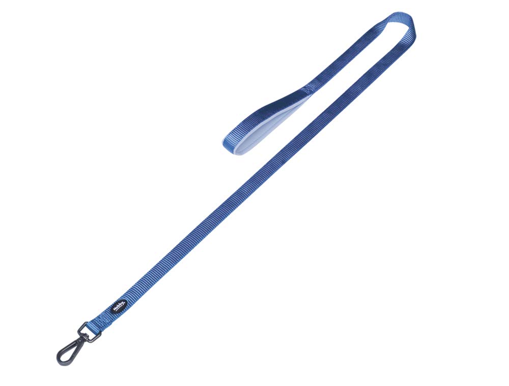 Nobby Guinzaglio Classic Comfort Cane, Azzurro, Lunghezza: 120 cm, Larghezza: 15 mm, Confezione da 1 Pezzo