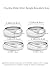 Inactwin Chunky Gold Bracelets for Women Trendy Wide Wrist Silver Bangles Bracelet Stack Statement Bangle Fashion Jewelry Gift Accessories (4pcs Silver -1)