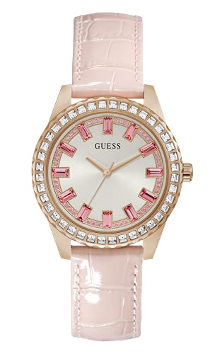 GUESS Damen Analog Quarz Uhr mit Leder Armband GW0032L2., 154.04 €