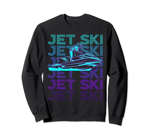 Jet Ski Jet Ski Jetski Retro Sudadera