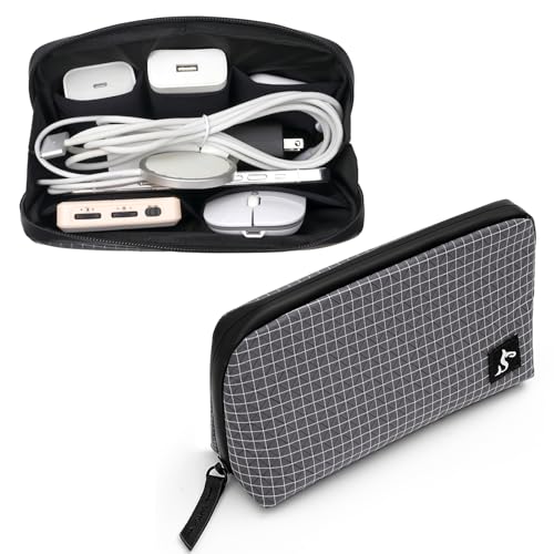SIMTOP Small Tech Accessory Pouch Cable Organizer Bag,...