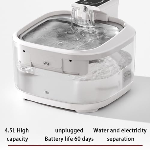 Fuente de Agua Recargable USB 4.5L para Mascotas miniatura 3