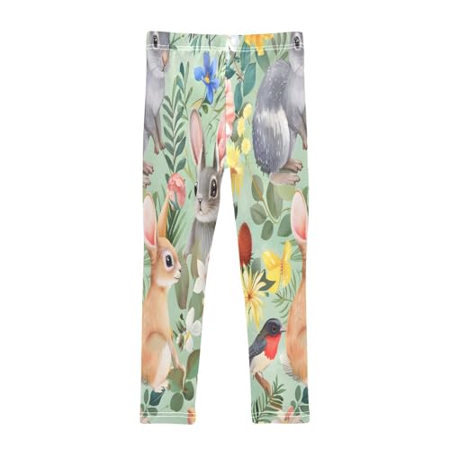 Toddler Girls Leggings Printed Yoga Pants Leggings Animal Floral Wonderland for Kids2