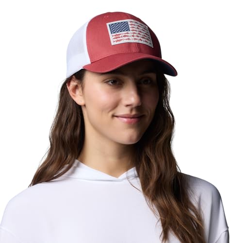 Image of Columbia Unisex Adult PFG Logo Mesh Ball Cap