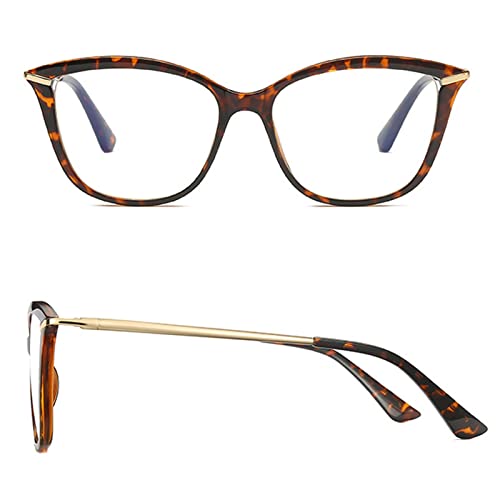 Occhiali da lettura da donna con montatura Cat Eye, eleganti occhiali da computer con blocco della luce blu, lettori con cerniera a molla TR90 (Colore : Nero, Dimensioni : 3.0 x)