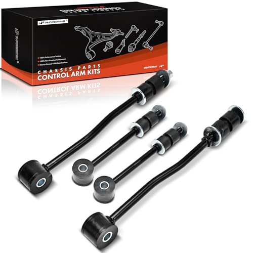 A-Premium Set of 4, Front and Rear Sway Bar Link Stabilizer Link Kit, Compatible with Ford F-53 Motorhome Chassis 1994-1997, F-59 Commercial Stripped Chassis 1994