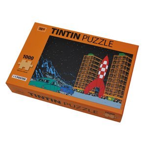 MOON ROCKET TINTIN PUZZLE - 1000 PIECES