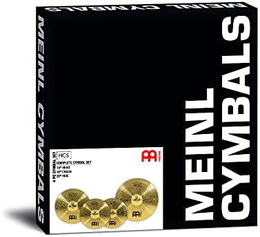 Meinl Cymbals HCS Complete zestaw perkusji (video) Box Pack z 14 calami Hihat, 16 crash, 20 kierowców (35,56-50,80 cm), mosiądz, tradycyjne wykończenie (HCS141620)
