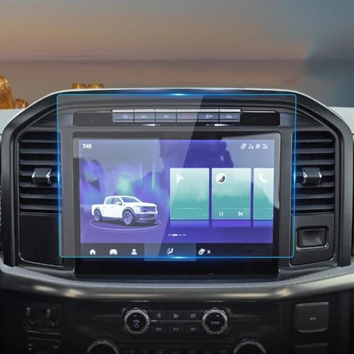Film Protecteur Écran F150 Évite Rayures Verre Trempé CarPlay Bleu Auto