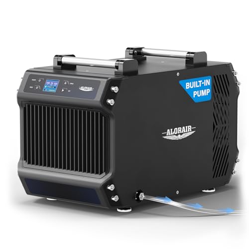 Image of ALORAIR 145 Pint Crawl Spaces Dehumidifier with Pump and Drain Hose, Auto Defrost for Crawlspaces, Commercial, Basements, and Large Rooms up to 1800 Sq.Ft