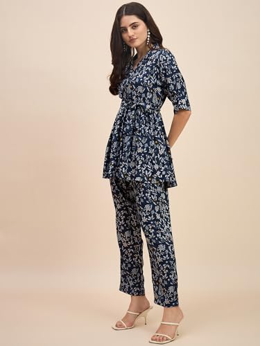 Image of Truvon Fashions Women's Co-Ords Set, Kurta and Pant Set