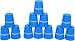 Quick Stack Cups - Set of 12 Sport Stacking Cups - By Trademark Innovations (Blue)